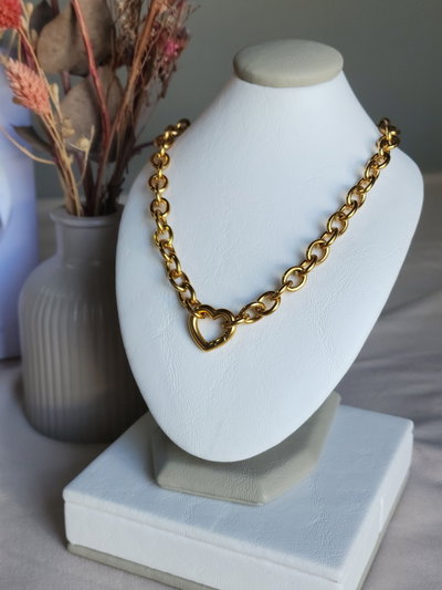 Collar Cierre Corazón 