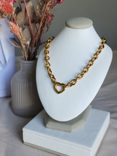 Collar Cierre Corazón 