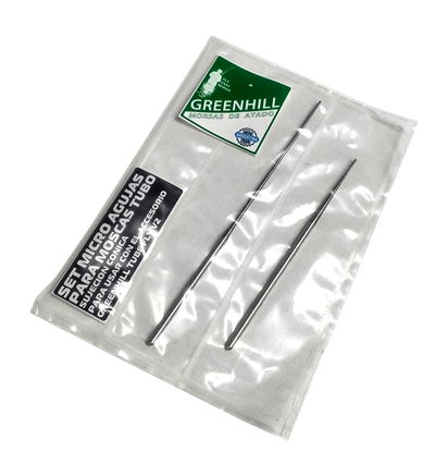 Micro Agujas Cónicas Para Moscas Tubo Greenhill