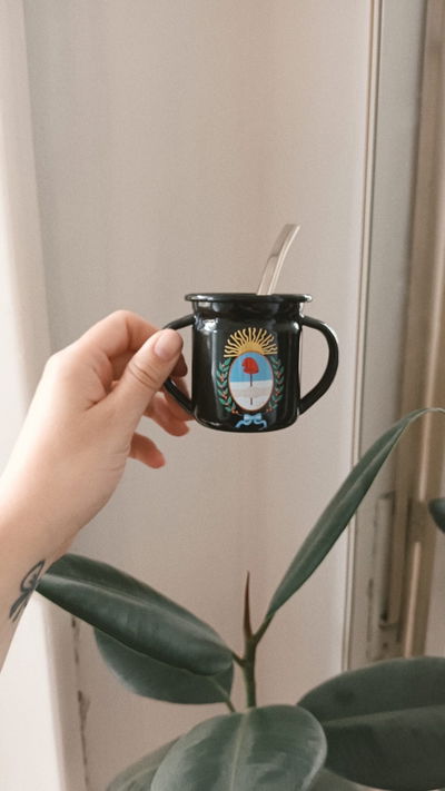 Matecito enlozado Escudo Nacional