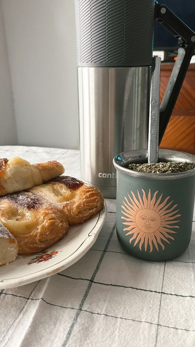 Mate térmico vasito Sol verde