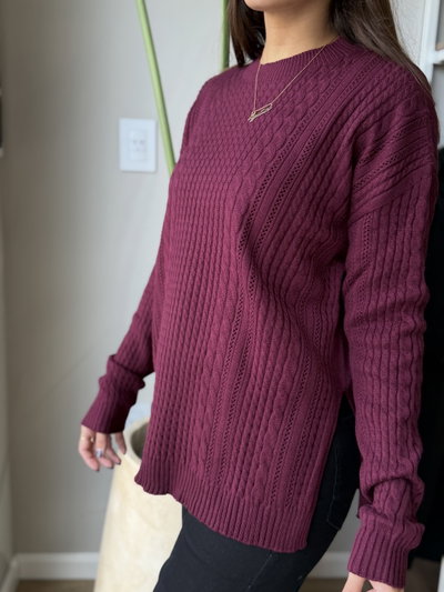 Sweater trenzas