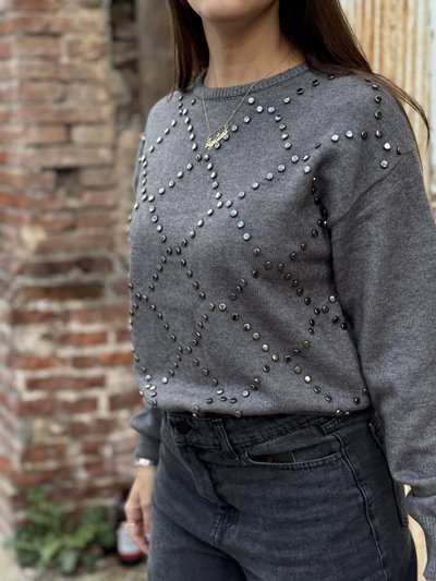 Sweater Tachas Halo