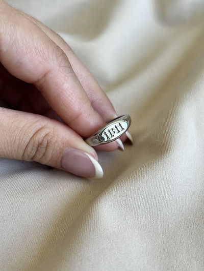 ANILLO 11:11 PLATEADO TALLE 18