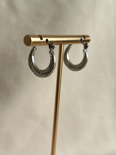 AROS ARGOLLAS CLASICAS PLATEADAS