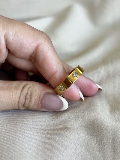 ANILLO AMELIA DORADO