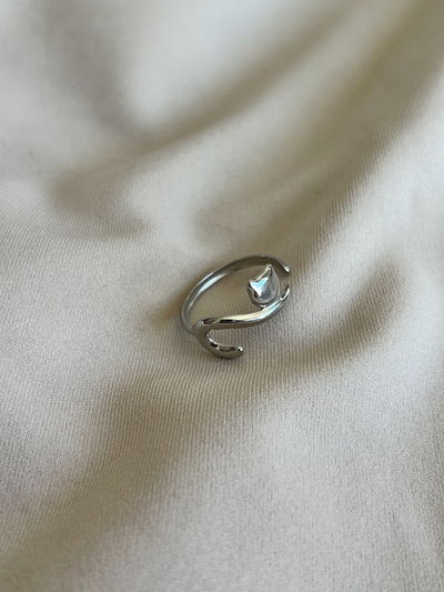 ANILLO MICHI REGULABLE PLATEADO