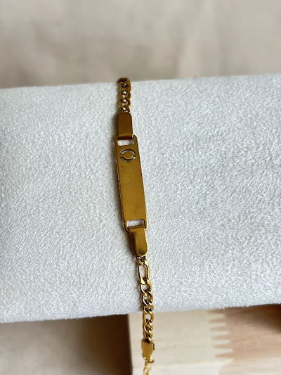 PULSERA BEBE INICIAL O 