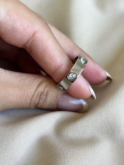 ANILLO AMELIA PLATEADO 