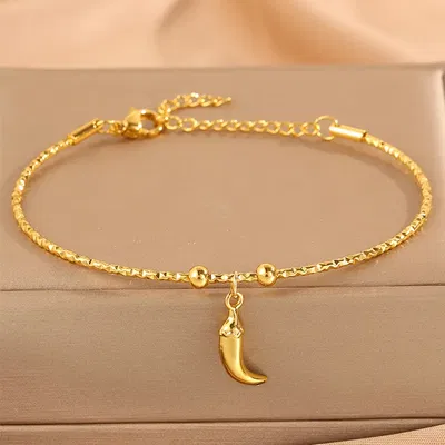 PULSERA JALAPEÑO DORADA