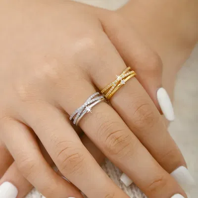 ANILLO LUA PLATEADO REGULABLE