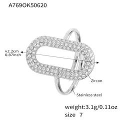 ANILLO LUXURY PLATEADO REGULABLE