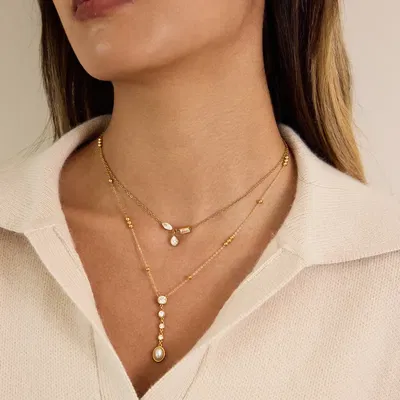 CORBATERO CUBICS DORADO 