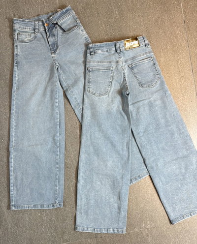 👖 Jeans Wide Leg Elastiz