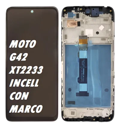 Modulo Moto G42 Incell Con Marco  