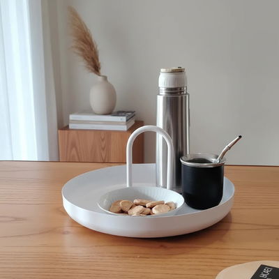 Bandeja Metálica Multiuso Blanca