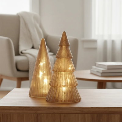 Set X 2 Árboles Luz Led