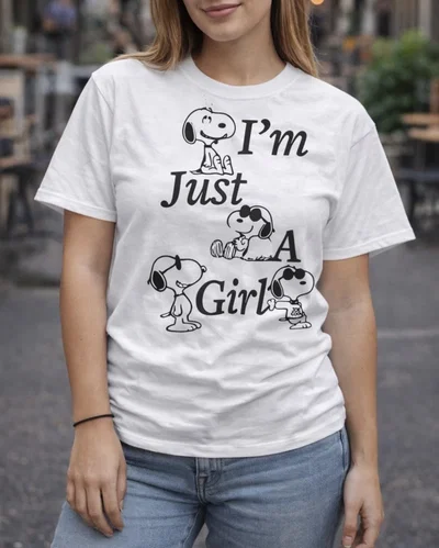 Remera Snoopy I'm Just a Girl