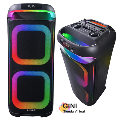 Parlante Lidimi LD-S918AC Portátil MEGA POTENTE + Micrófono Inalámbrico