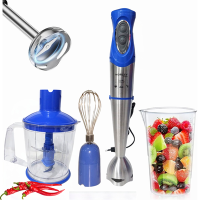 Mixer de 990W Morley 5 en 1 Licuadora de Mano con Picador y Accesorios
