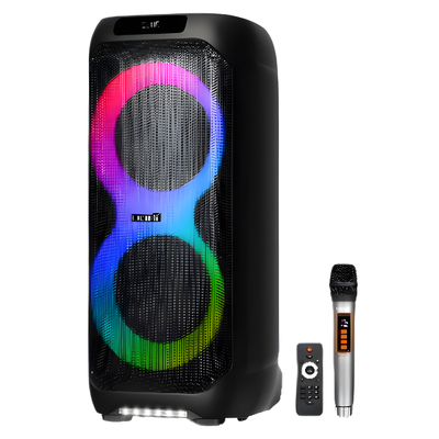 Parlante Torre Bluetooth Lidimi S980AC 160W X-Bass Luces LED Micrófono Inalámbrico