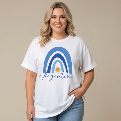 REMERA REINA PLUS ARCO IRIS ARGENTINA 