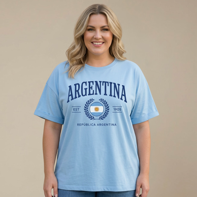 REMERA REINA PLUS ARGENTINA 1905