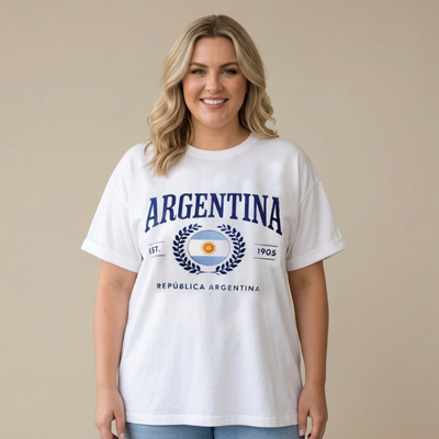 REMERA REINA PLUS ARGENTINA 1905