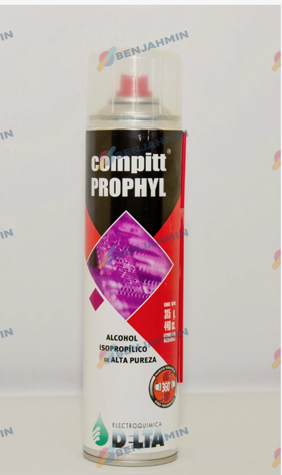 ALCOHOL ISOPROPÍLICO DE ALTA PUREZA AEROSOL DELTA 315G 440CC