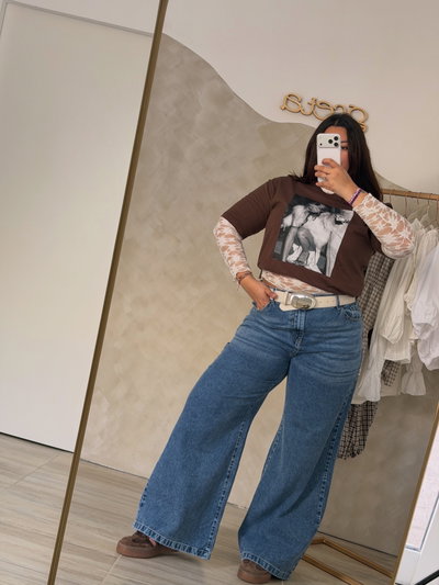 REMERA ENCAJE 