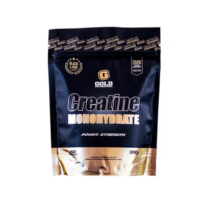 Creatina Monohidrato 300 Grs Gold Nutrition Maxima Calidad Sabor Natural