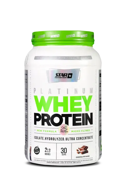 Suplemento En Polvo Star Nutrition Platinum Whey Protein 907g