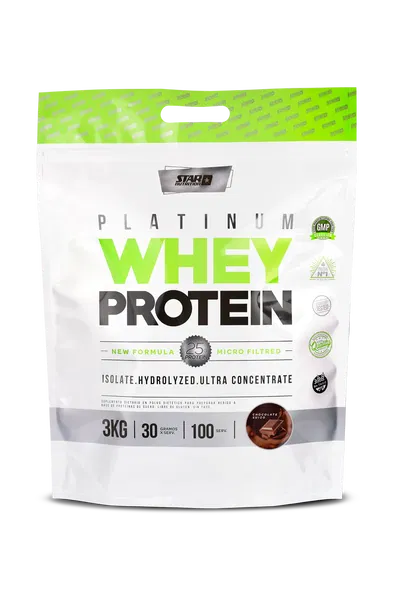 Star Nutrition Platinum Whey Protein x3 Kg Sachet En Polvo