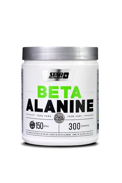 Beta Alanine 100 % Pure X 300 Grs - Star Nutrition Sabor Sin Sabor