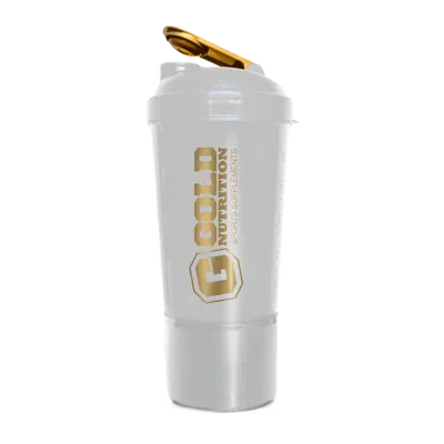 Shaker Gold Nutrition con compartimiento