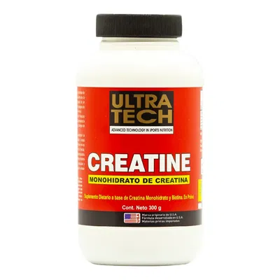 Suplemento Deportivo Ultra Tech Creatina Monohidrato x 300 g