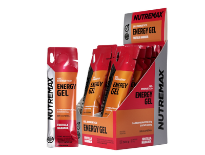 NUTREMAX Energy Gel Con Cafeína (CAJA 12 U)