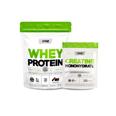 Combo Whey Protein Doypack 2 lb + Creatina Doypack 300 gr 