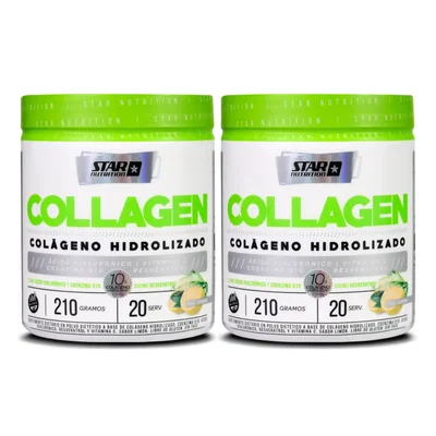 Colageno Hidrolizado Collagen 210g X2 Unidades Star Nutrition