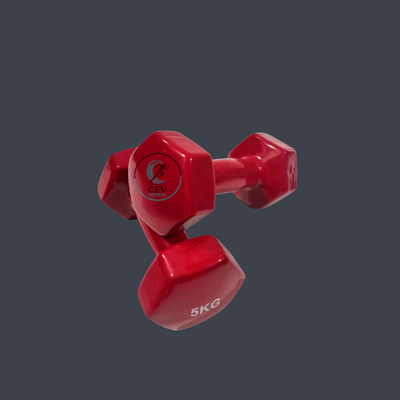 MANCUERNA METAL 5KG ROJO