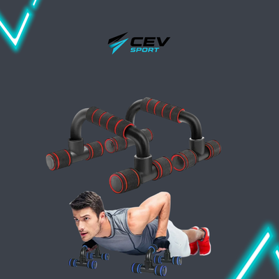 Barras Paralelas Push Up Flexiones Calistenia Crossfit Gim Negro Acero