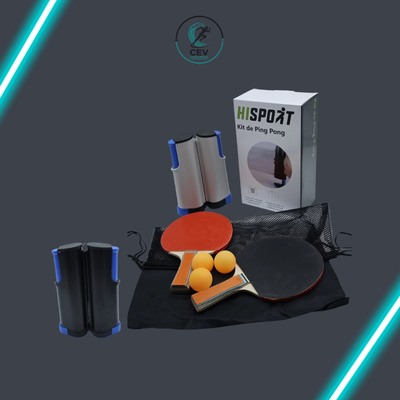 KIT DE PINGPONG CON RED AJUSTABLE