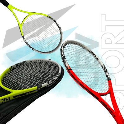 Raqueta Tenis Nivel Intermedio Grafito 16x19 Cuerda + Funda