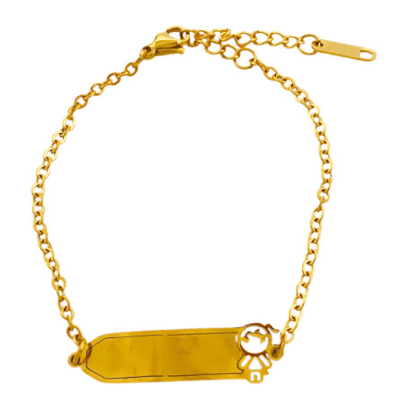 pulsera niña dorada