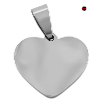 medalla corazon 3cm
