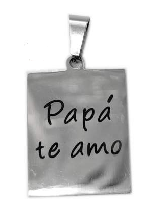 medalla papa te amo 2