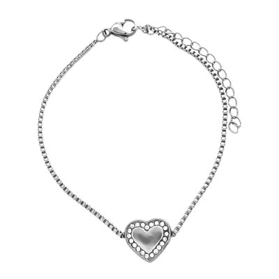 pulsera corazon con strass
