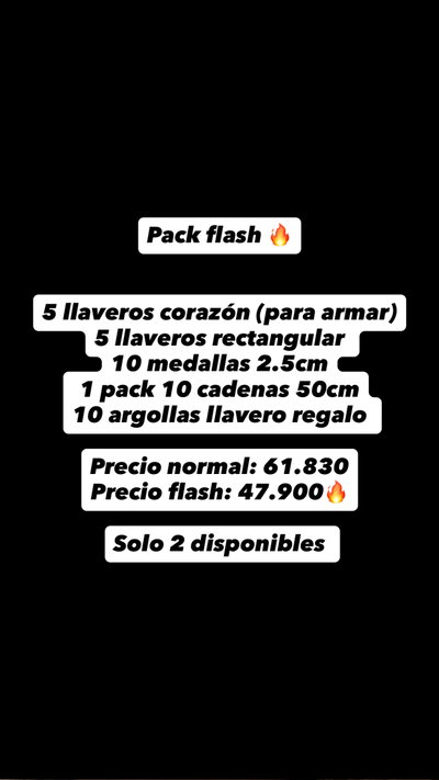Pack flash 🔥