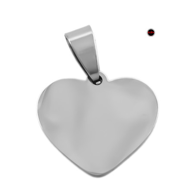 medalla corazon 4cm