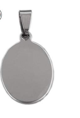 Medalla oval 15*20MM premium